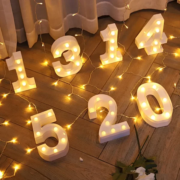 Alphabet Light, LED Number Light ❤ Light - Image 7
