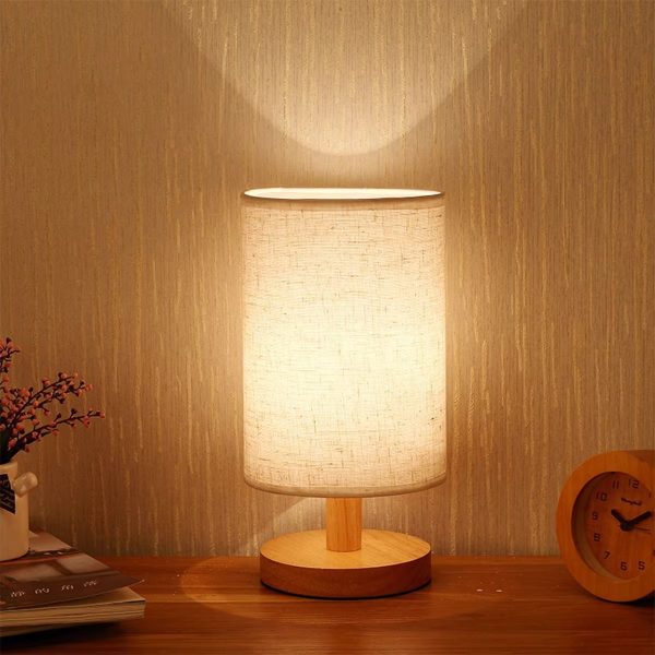 Lamp Shade With LED Bulb , Bedside Lamp - Image 9