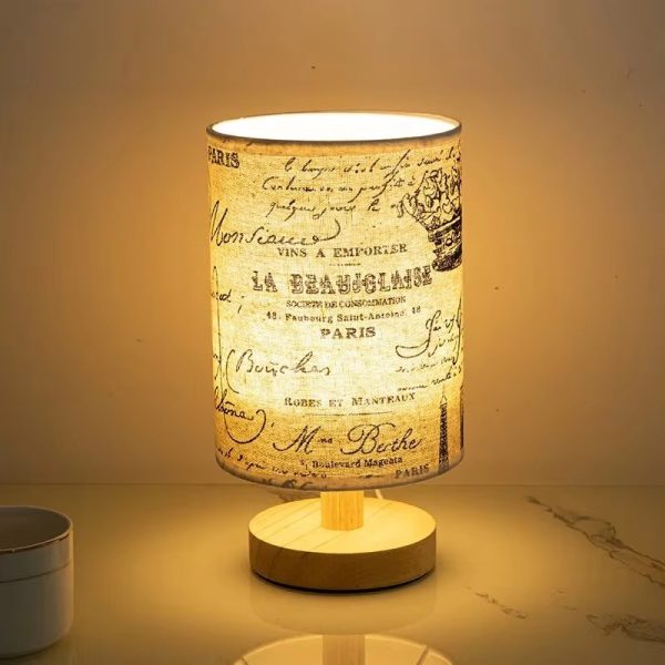 Lamp Shade With LED Bulb , Bedside Lamp - Image 8