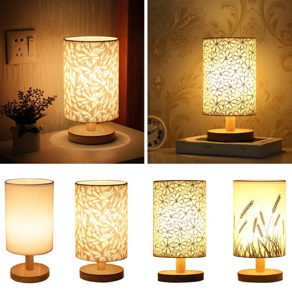 Lamp Shade With LED Bulb , Bedside Lamp - Image 4