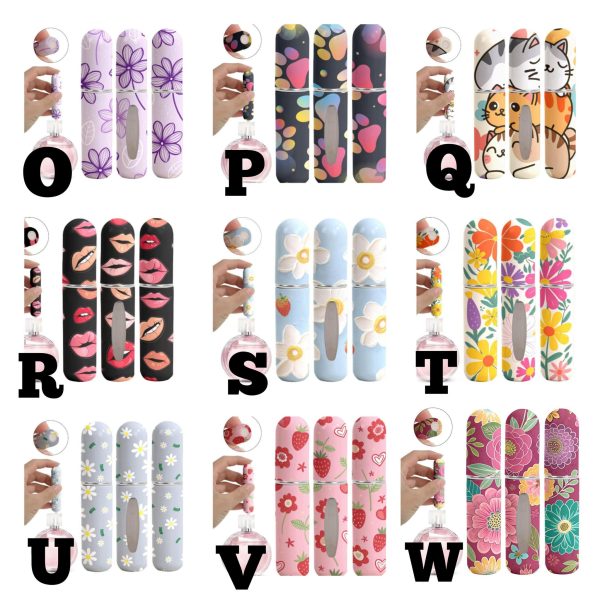 Portable Refillable Empty Perfume Dispenser Bottles, Digital Printed Design ( 5ml ) - Image 6