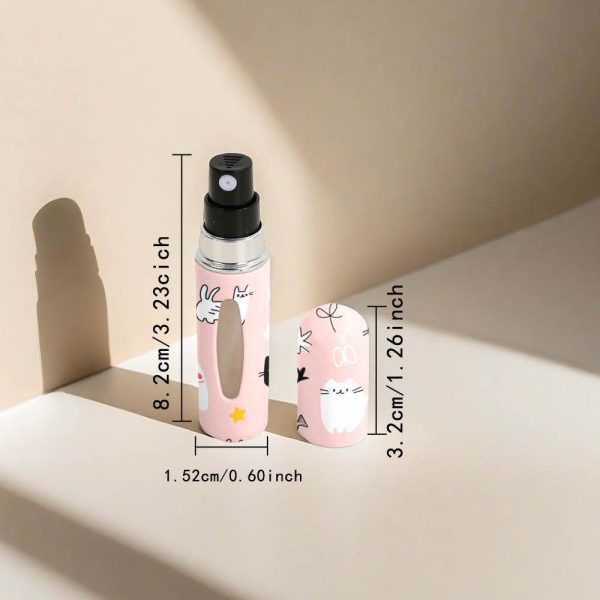 Portable Refillable Empty Perfume Dispenser Bottles, Digital Printed Design ( 5ml ) - Image 3