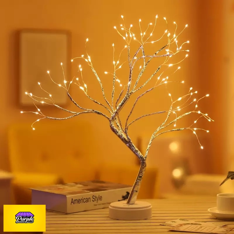 Tree Lamp Golden & Multi - Image 2