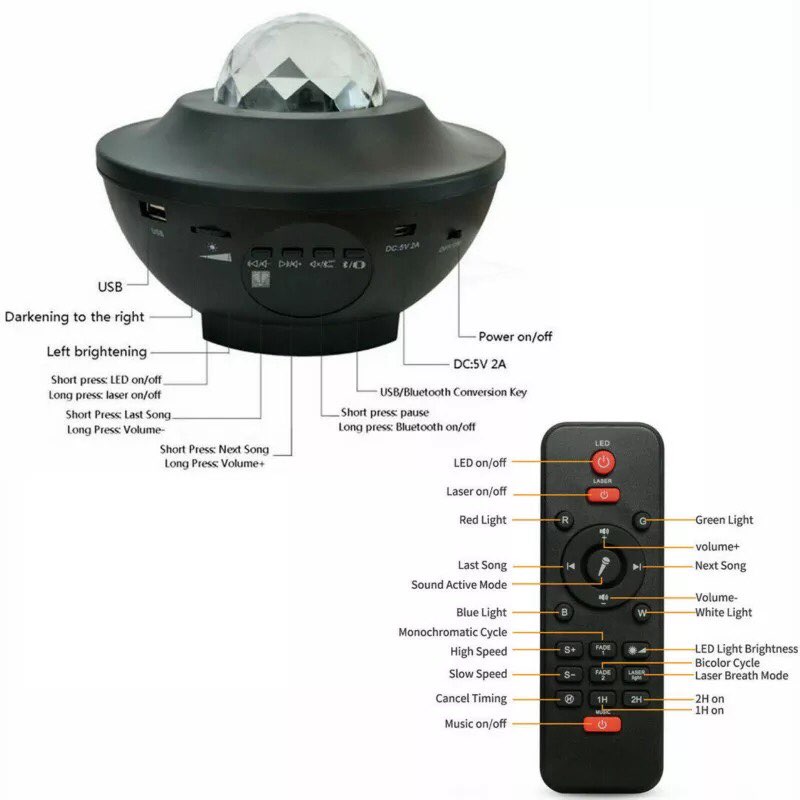 Galaxy Projector Lamp - Image 4