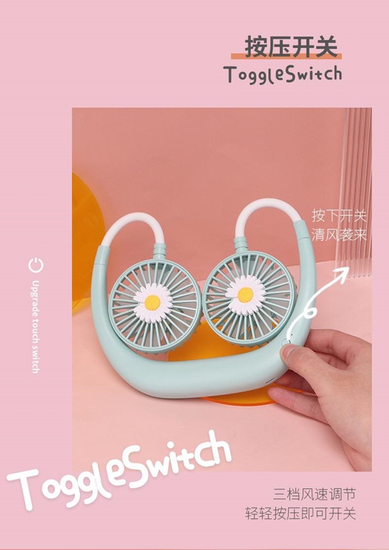 Neck Fan Floral Design - Image 5