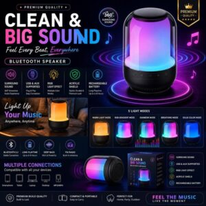 Transparent RGB BT Speaker