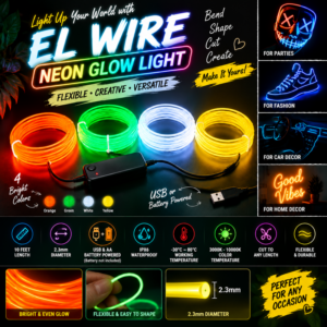 Glow EL Wire Neon Light