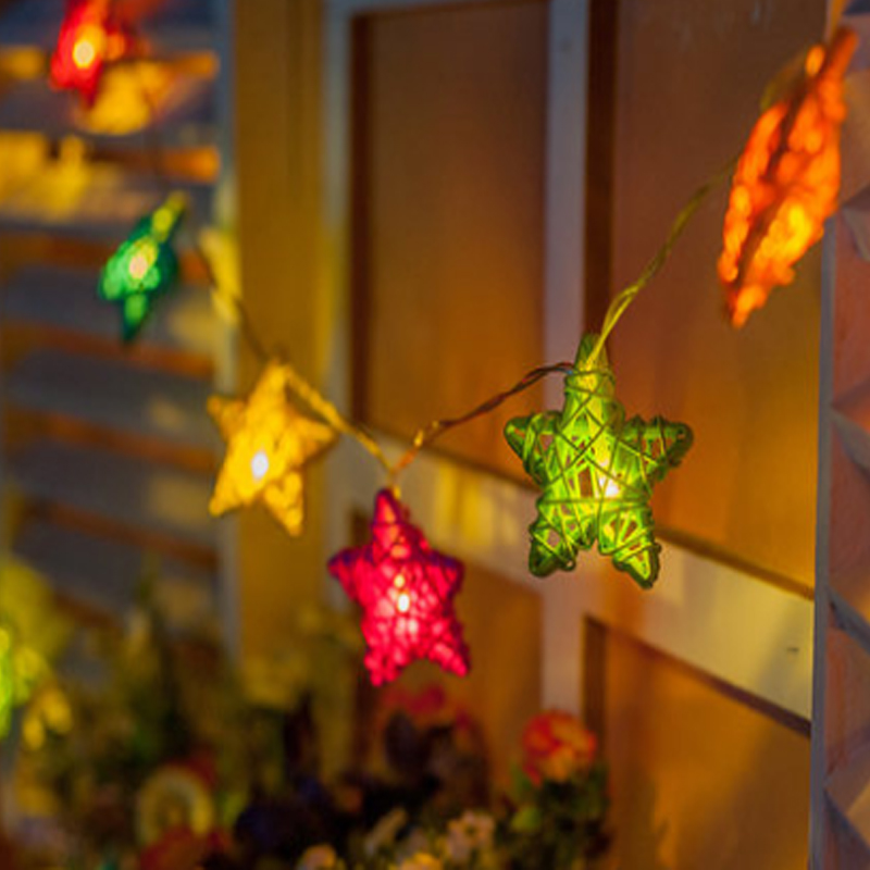 Star Shape Rattan Light - Image 5