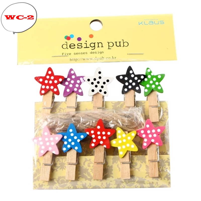 Mini Wooden Clip - Image 2