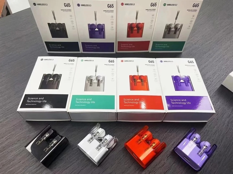 G65 Transparent TWS Earbuds - Image 2