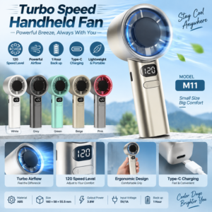 Turbo Speed Hand Fan