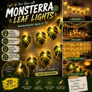 Monstera Leaf Light