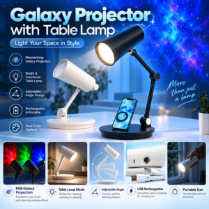 Galaxy projector with Table lamp