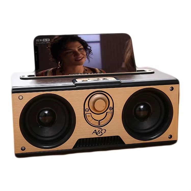KM7 Wooden BT Speaker - Image 3