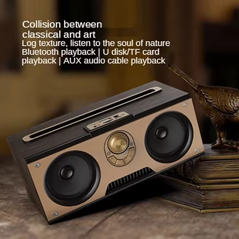 KM7 Wooden BT Speaker - Image 5