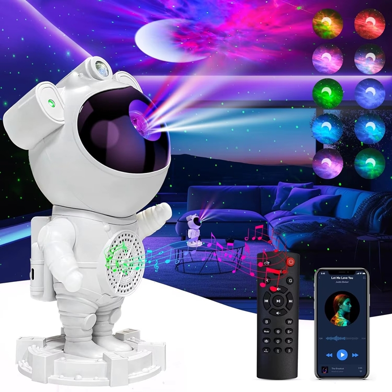 Astronaut Galaxy Projector Lamp