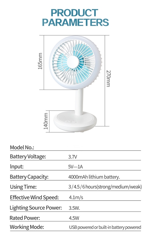 DP-7632 Desktop Fan - Image 3