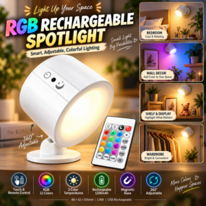RGB Rechargeable Spotlight