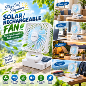 Solar/Rechargeable Fan