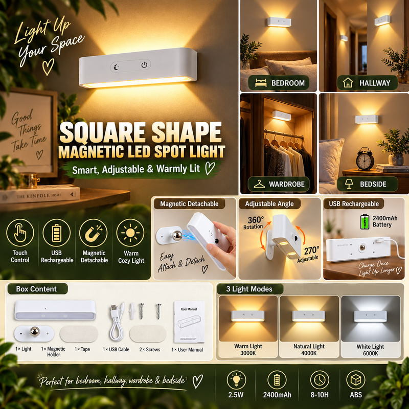 Square Shape Spot Light