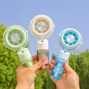 Mini Hand Fan With Mist/Spray