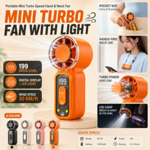 Mini Turbo Fan With Light