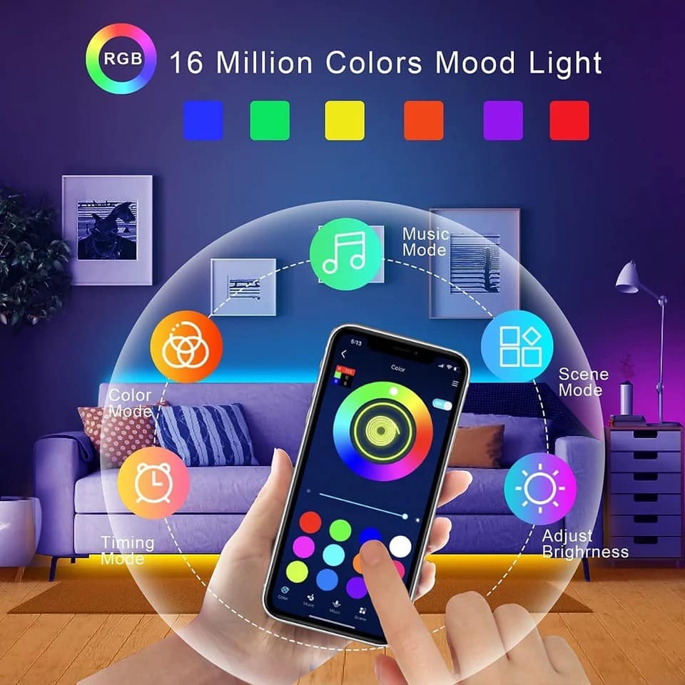 Smart RGB LED Strip Light - Image 4