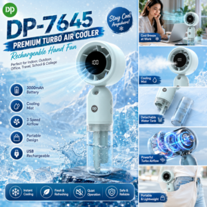 DP Turbo Air Cooler Hand Fan
