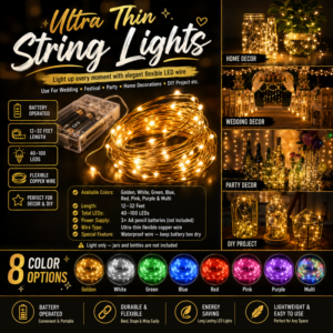 Ultra Thin String Light