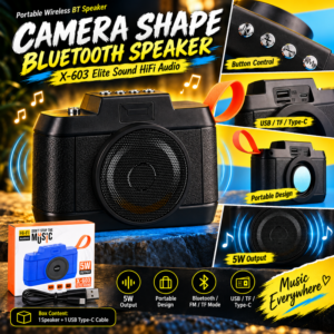 Camera Shape Bluetooth Speaker