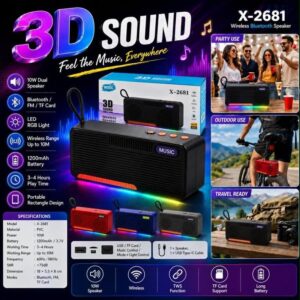 X-2681 Bluetooth Speaker