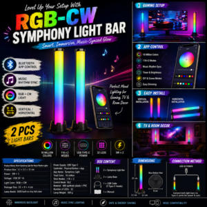 RGB-CW Symphony Light Bar